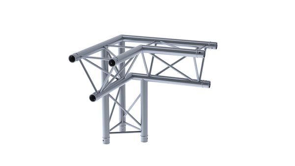 LITECRAFT TRUSS LT23 C34 - 3-Weg Winkel 90° links, Spitze unten, inkl. Verbindersatz