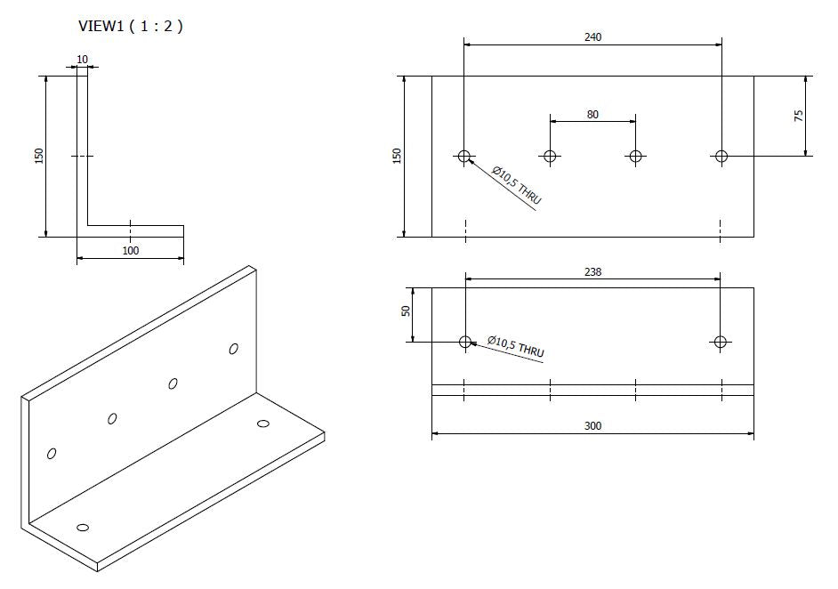 Global Truss Wandhalter für F33-F35 inkl. Coupler