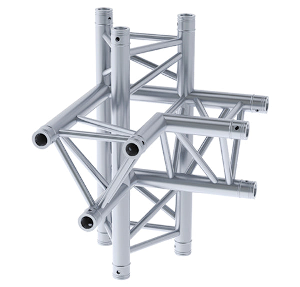 LITECRAFT TRUSS LT33 C44 - 4-Weg Winkel rechts, inkl. Verbindersatz