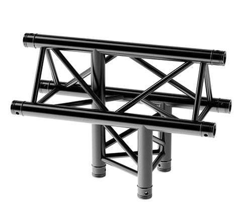 LITECRAFT TRUSS LT33B C39 - 3-Weg T-Stück, in RAL9005 schwarz matt, inkl. Verbindersatz