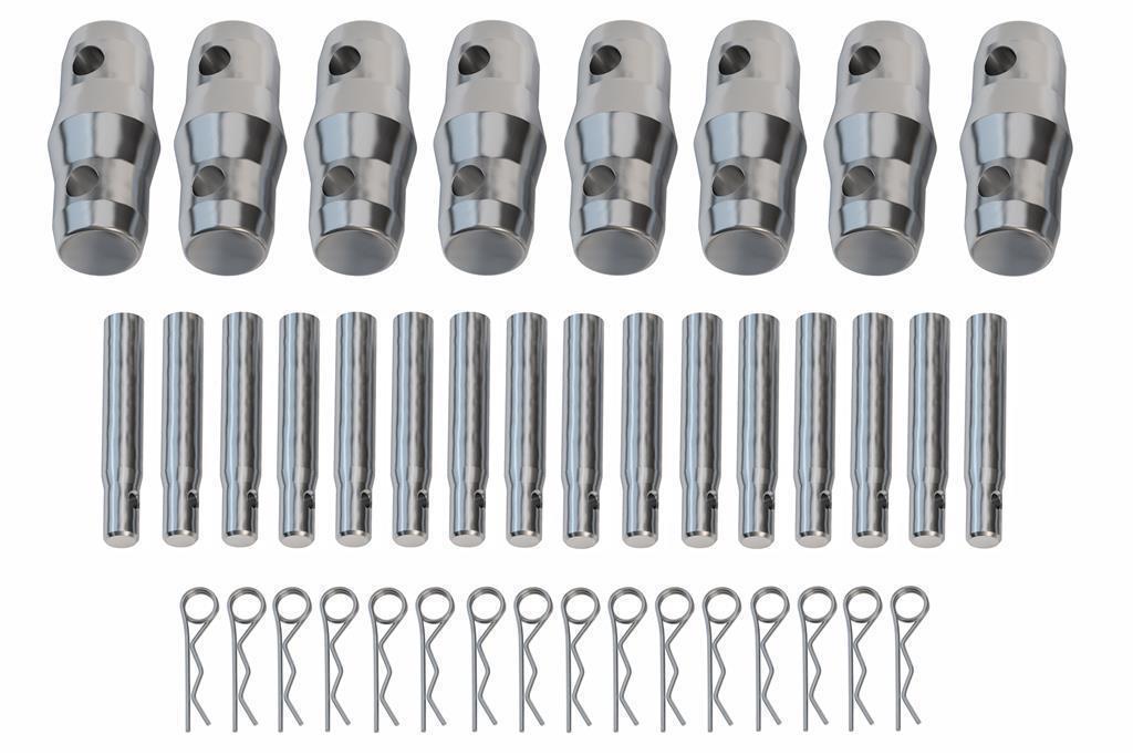 Global Truss F34 3-Weg Ecke C30 Abgang links 85°