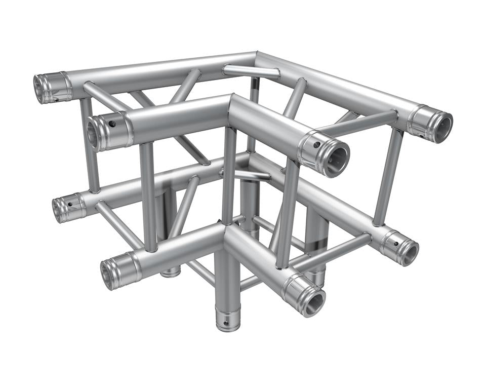 Global Truss F34 3-Weg Ecke C30 Abgang links 85°