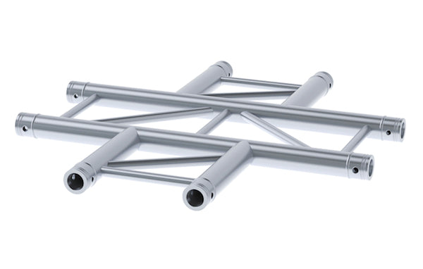 LITECRAFT TRUSS LT32 C41H - 4-Weg Kreuz-Stück horizontal, inkl. Verbindersatz