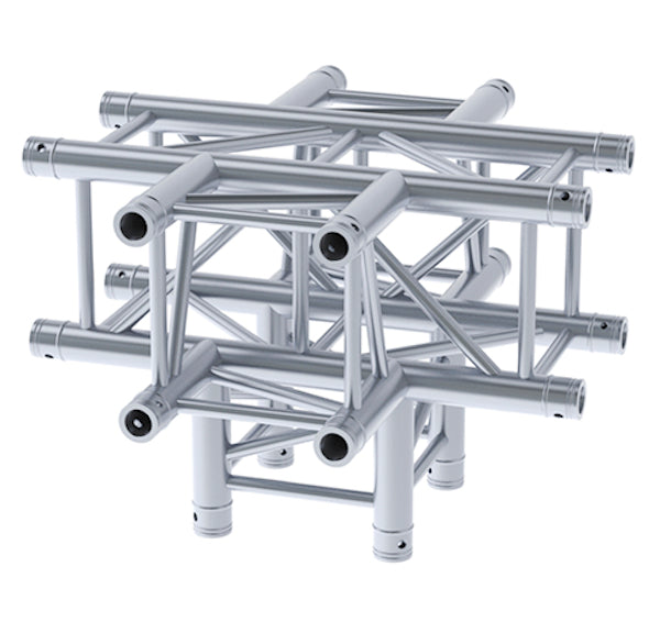 LITECRAFT TRUSS LT34 C55 - 5-Weg Kreuz-Stück, 710 mm, inkl. Verbindersatz