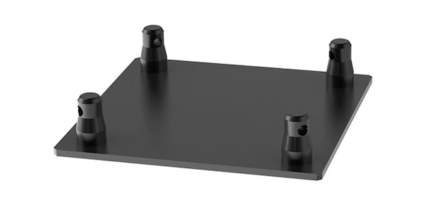 LITECRAFT TRUSS LT34B - Bodenplatte male, in RAL9005 schwarz matt, inkl. Verbindersatz