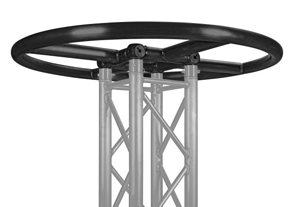 LITECRAFT TRUSS LT34B - Tower-Ring 100, d=1,0 m, RAL9005 schwarz matt