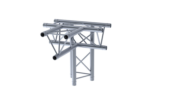 LITECRAFT TRUSS LT23 C42 - 4-Weg T-Stück, Spitze unten, inkl. Verbindersatz