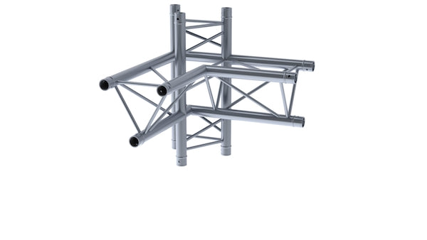 LITECRAFT TRUSS LT23 C44 - 4-Weg Winkel rechts, inkl. Verbindersatz