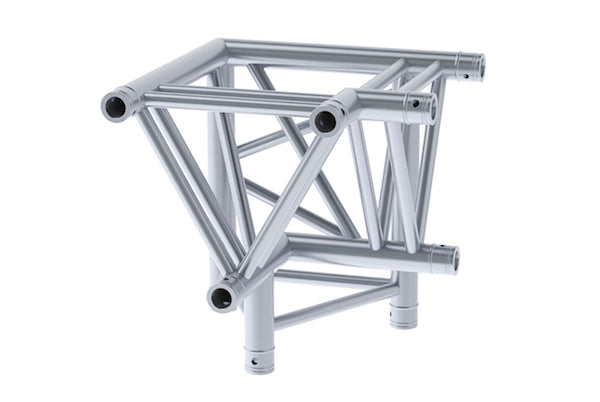 LITECRAFT TRUSS LT43 C33 - 3-Weg Winkel 90° rechts, Spitze oben, inkl. Verbindersatz