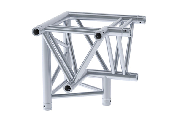 LITECRAFT TRUSS LT43 C34 - 3-Weg Winkel 90° links, Spitze oben, inkl. Verbindersatz