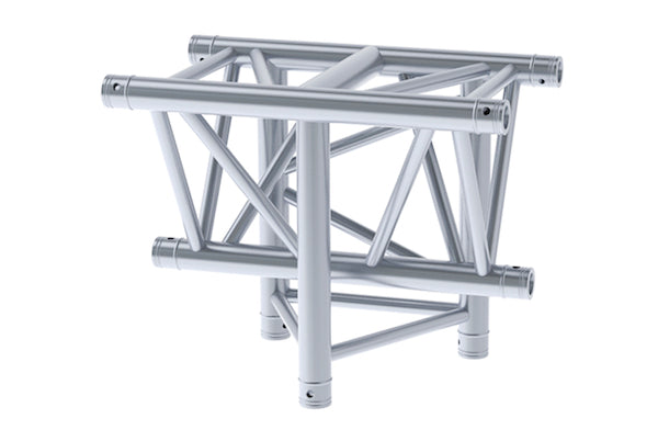 LITECRAFT TRUSS LT43 C35 - 3-Weg T-Stück horizontal, Spitze unten, inkl. Verbindersatz