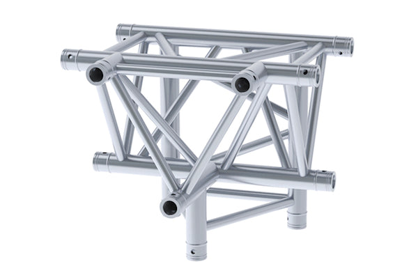 LITECRAFT TRUSS LT43 C42 - 4-Weg T-Stück, Spitze oben, inkl. Verbindersatz