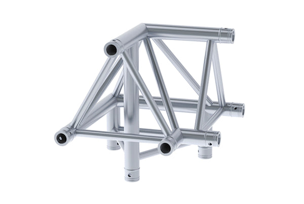 LITECRAFT TRUSS LT43 HD3 C31 - 3-Weg Winkel 90° rechts, Spitze oben, inkl. Verbindersatz