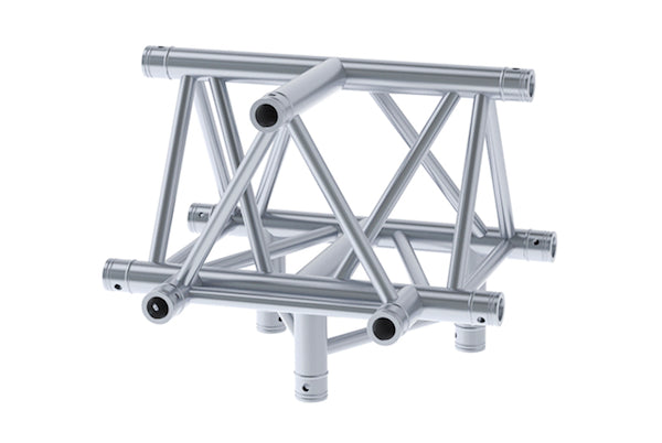 LITECRAFT TRUSS LT43 HD3 C43 - 4-Weg T-Stück, Spitze unten, inkl. Verbindersatz