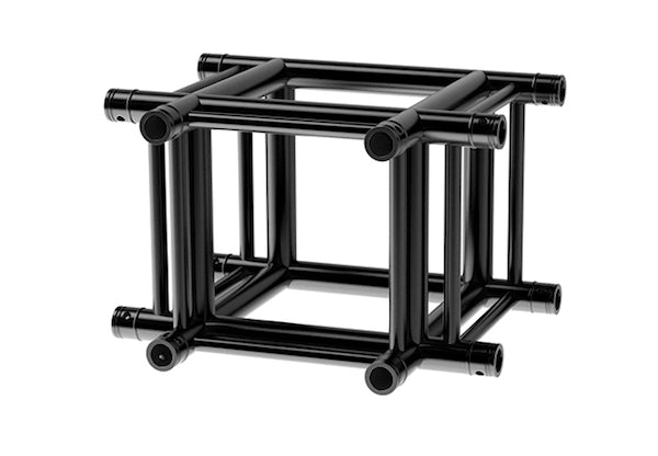 LITECRAFT TRUSS LT44B HD3 C35 - 3-Weg T-Stück, in RAL9005 schwarz matt, inkl. Verbindersatz